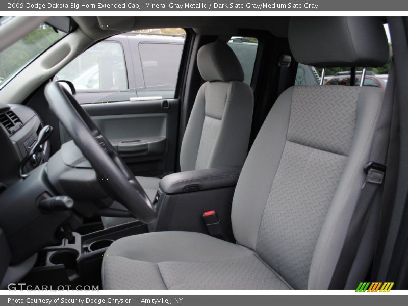 Mineral Gray Metallic / Dark Slate Gray/Medium Slate Gray 2009 Dodge Dakota Big Horn Extended Cab