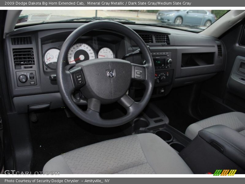 Mineral Gray Metallic / Dark Slate Gray/Medium Slate Gray 2009 Dodge Dakota Big Horn Extended Cab