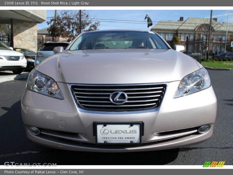 Moon Shell Mica / Light Gray 2008 Lexus ES 350