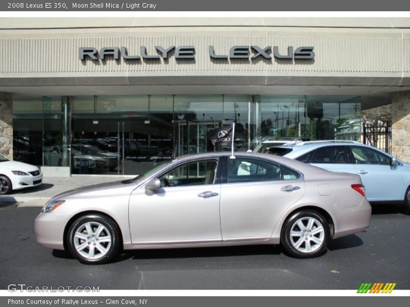 Moon Shell Mica / Light Gray 2008 Lexus ES 350