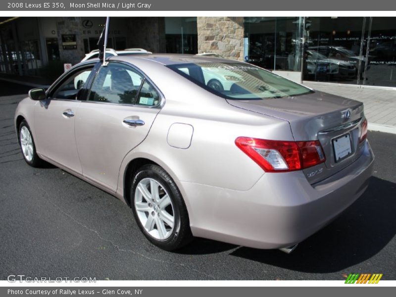 Moon Shell Mica / Light Gray 2008 Lexus ES 350