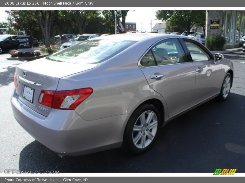Moon Shell Mica / Light Gray 2008 Lexus ES 350