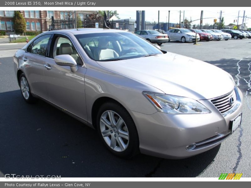 Moon Shell Mica / Light Gray 2008 Lexus ES 350