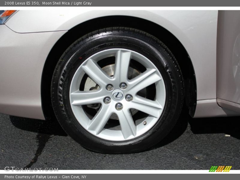 Moon Shell Mica / Light Gray 2008 Lexus ES 350