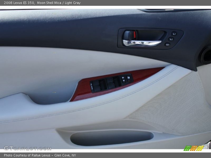 Moon Shell Mica / Light Gray 2008 Lexus ES 350