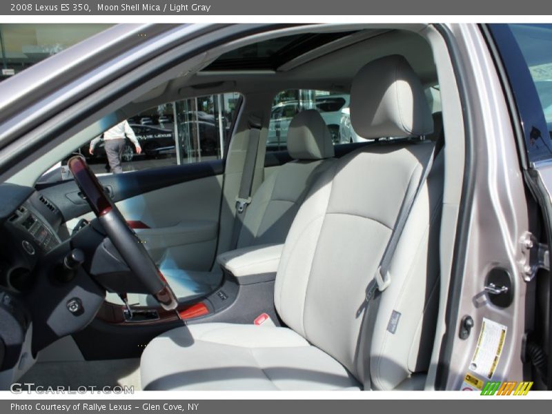 Moon Shell Mica / Light Gray 2008 Lexus ES 350