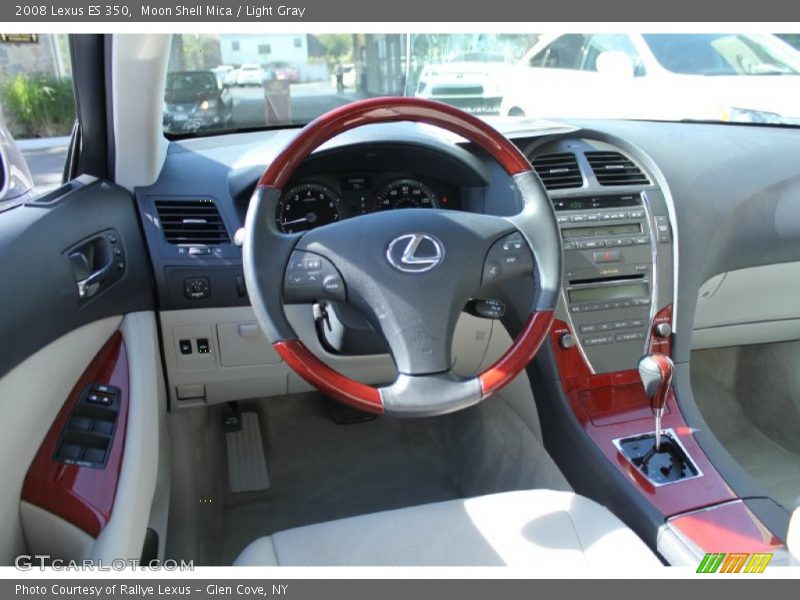 Moon Shell Mica / Light Gray 2008 Lexus ES 350