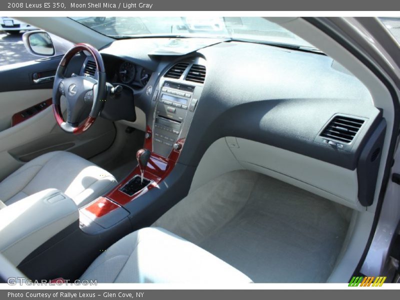 Moon Shell Mica / Light Gray 2008 Lexus ES 350