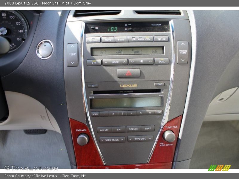 Moon Shell Mica / Light Gray 2008 Lexus ES 350