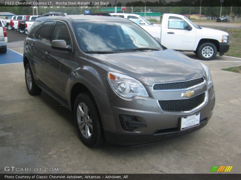 Mocha Steel Metallic / Jet Black 2012 Chevrolet Equinox LT