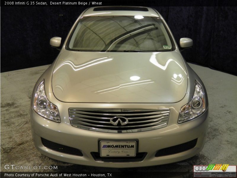 Desert Platinum Beige / Wheat 2008 Infiniti G 35 Sedan