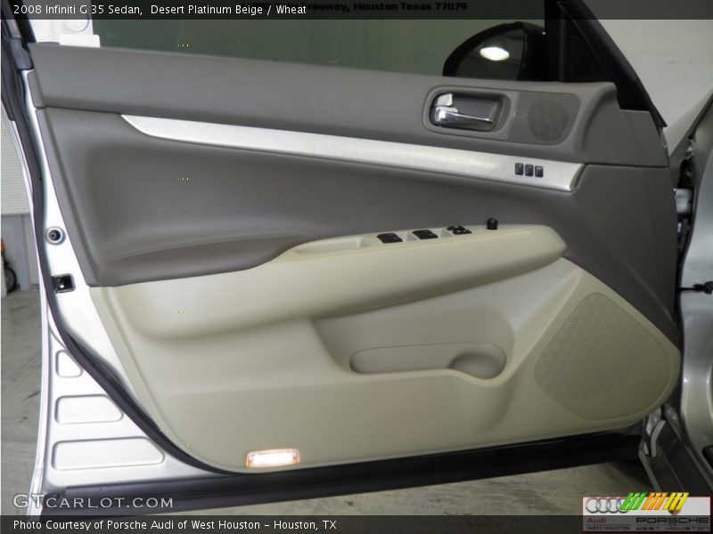 Desert Platinum Beige / Wheat 2008 Infiniti G 35 Sedan