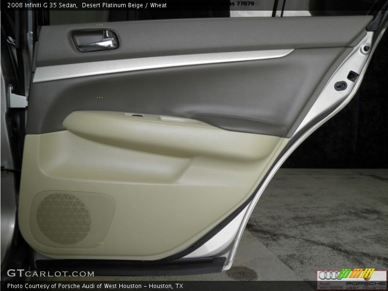 Desert Platinum Beige / Wheat 2008 Infiniti G 35 Sedan