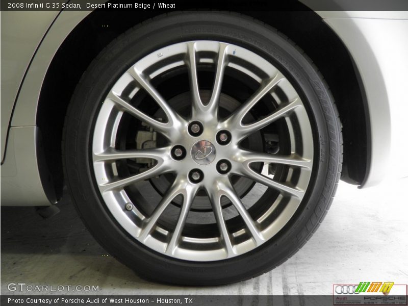 Desert Platinum Beige / Wheat 2008 Infiniti G 35 Sedan