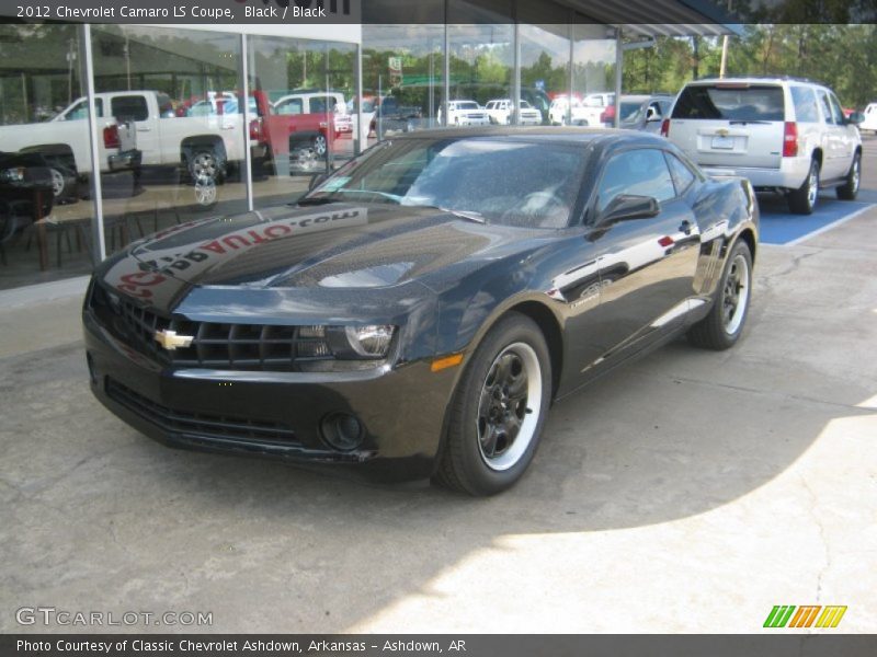 Black / Black 2012 Chevrolet Camaro LS Coupe