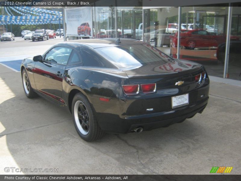 Black / Black 2012 Chevrolet Camaro LS Coupe