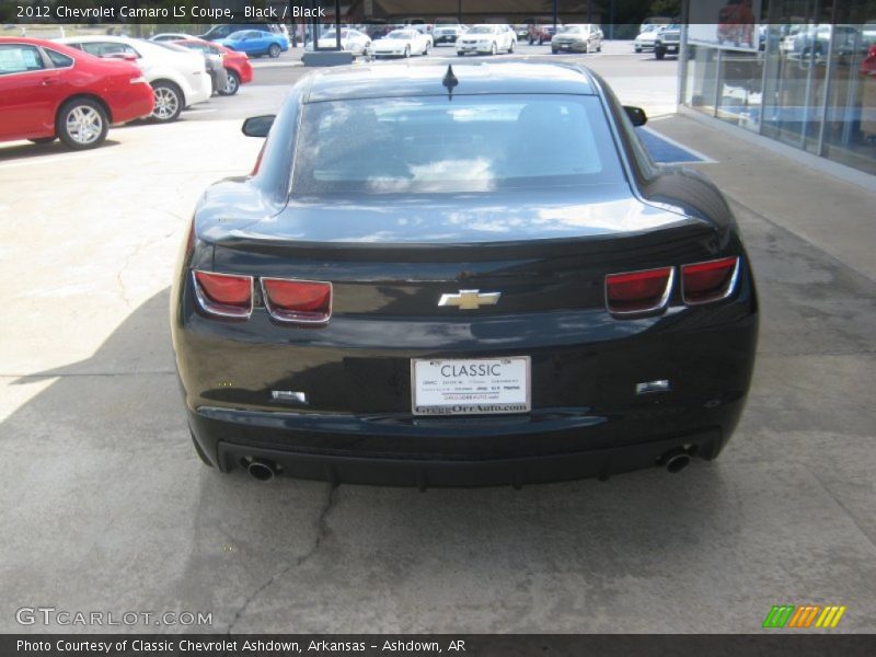 Black / Black 2012 Chevrolet Camaro LS Coupe