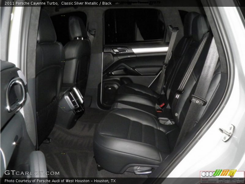 Classic Silver Metallic / Black 2011 Porsche Cayenne Turbo