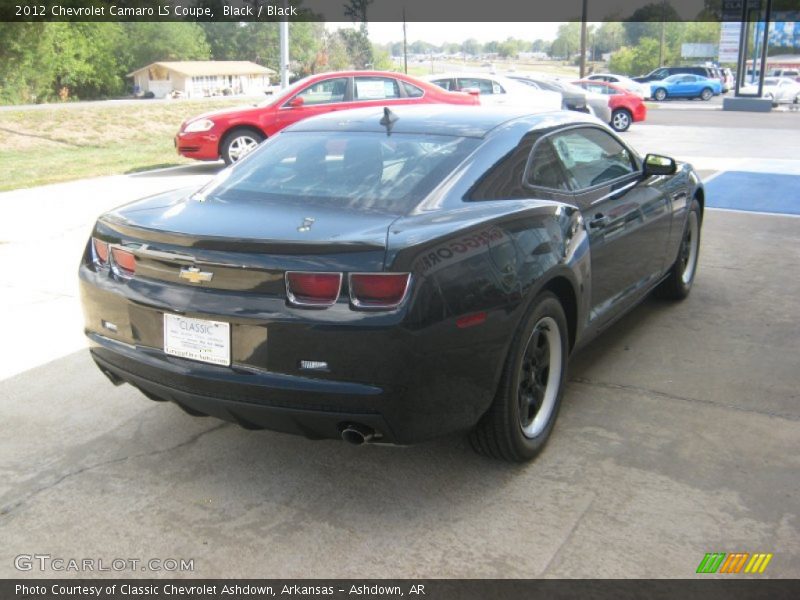Black / Black 2012 Chevrolet Camaro LS Coupe