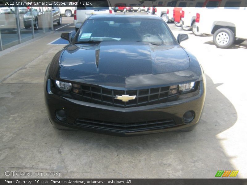 Black / Black 2012 Chevrolet Camaro LS Coupe