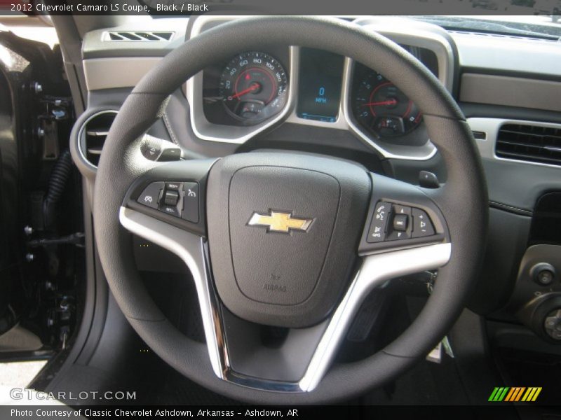 Black / Black 2012 Chevrolet Camaro LS Coupe
