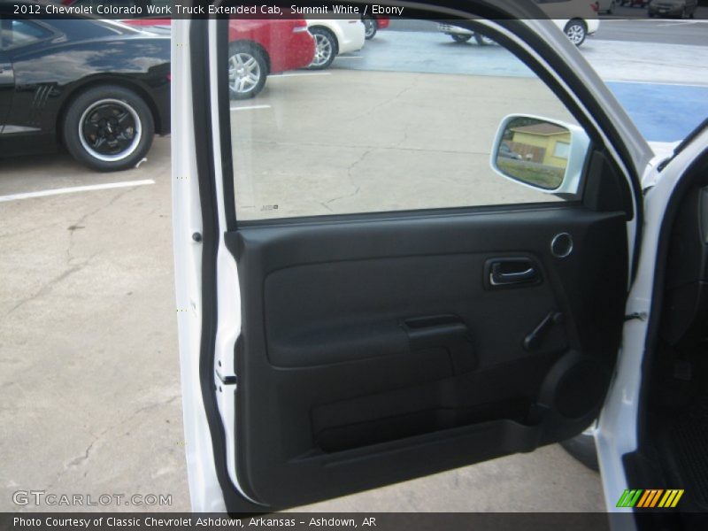 Summit White / Ebony 2012 Chevrolet Colorado Work Truck Extended Cab