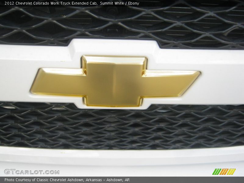 Summit White / Ebony 2012 Chevrolet Colorado Work Truck Extended Cab