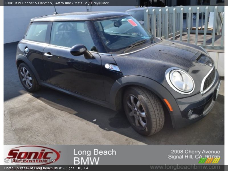 Astro Black Metallic / Grey/Black 2008 Mini Cooper S Hardtop