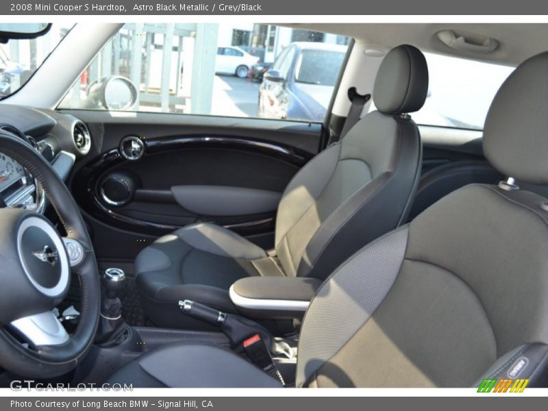 Astro Black Metallic / Grey/Black 2008 Mini Cooper S Hardtop