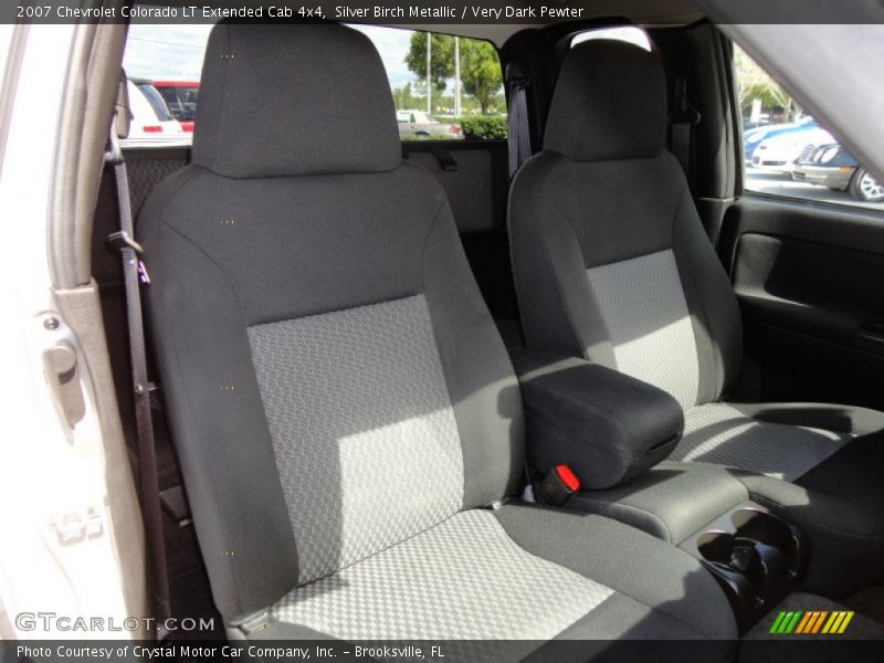 Silver Birch Metallic / Very Dark Pewter 2007 Chevrolet Colorado LT Extended Cab 4x4