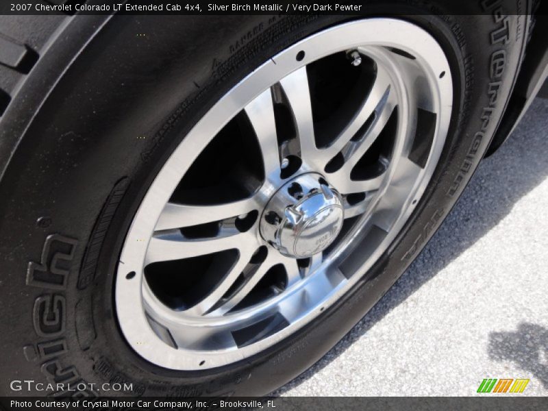 Silver Birch Metallic / Very Dark Pewter 2007 Chevrolet Colorado LT Extended Cab 4x4