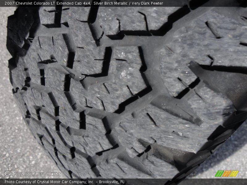 Silver Birch Metallic / Very Dark Pewter 2007 Chevrolet Colorado LT Extended Cab 4x4