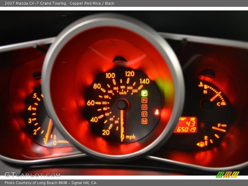 Copper Red Mica / Black 2007 Mazda CX-7 Grand Touring