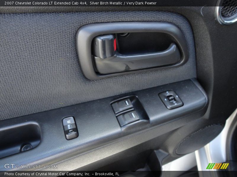 Silver Birch Metallic / Very Dark Pewter 2007 Chevrolet Colorado LT Extended Cab 4x4