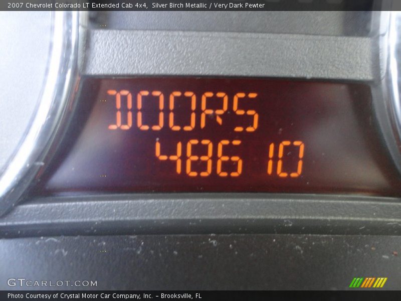 Silver Birch Metallic / Very Dark Pewter 2007 Chevrolet Colorado LT Extended Cab 4x4