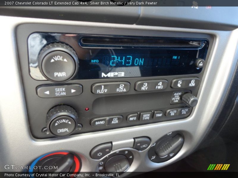 Silver Birch Metallic / Very Dark Pewter 2007 Chevrolet Colorado LT Extended Cab 4x4