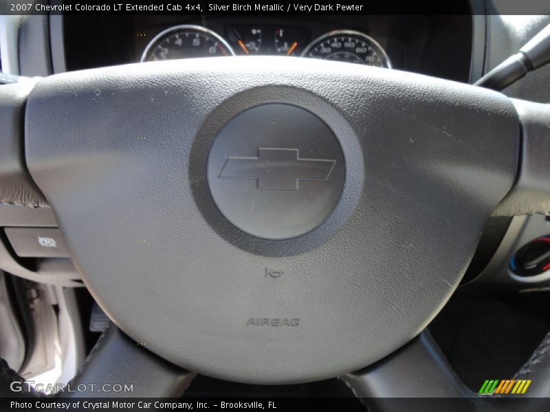 Silver Birch Metallic / Very Dark Pewter 2007 Chevrolet Colorado LT Extended Cab 4x4