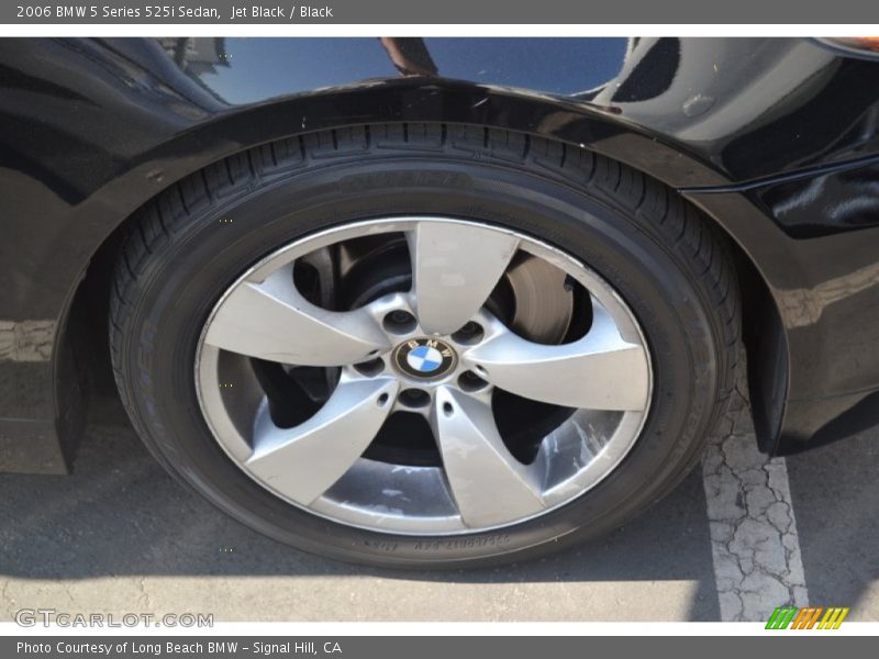 Jet Black / Black 2006 BMW 5 Series 525i Sedan