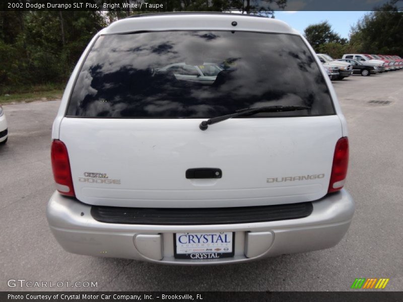 Bright White / Taupe 2002 Dodge Durango SLT Plus