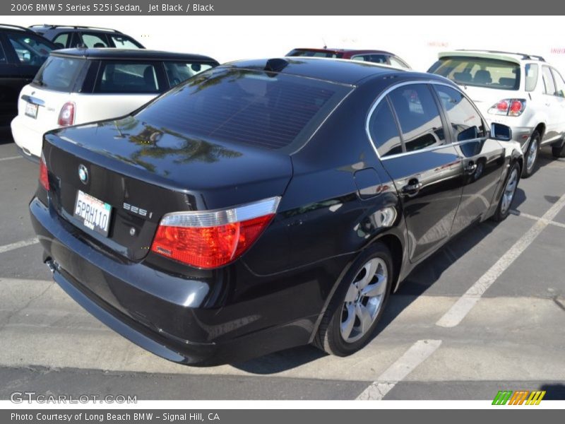Jet Black / Black 2006 BMW 5 Series 525i Sedan