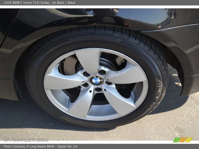Jet Black / Black 2006 BMW 5 Series 525i Sedan