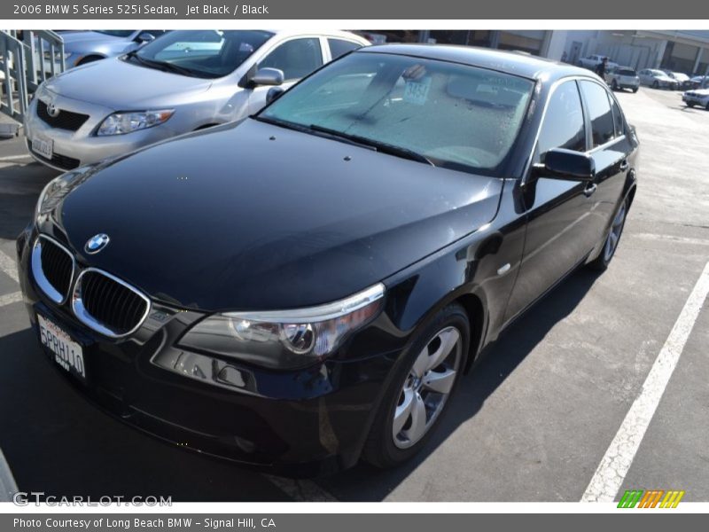 Jet Black / Black 2006 BMW 5 Series 525i Sedan