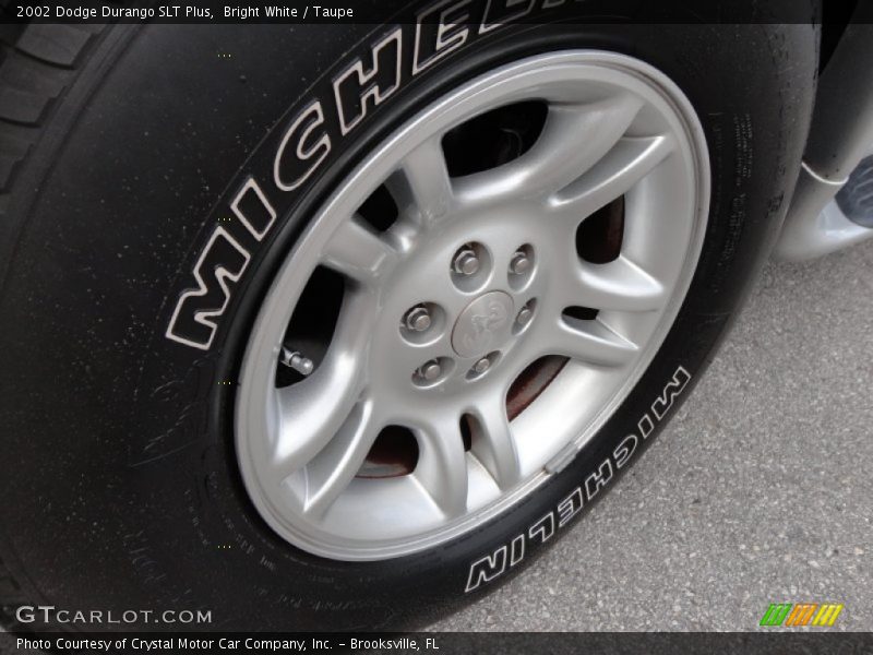 Bright White / Taupe 2002 Dodge Durango SLT Plus