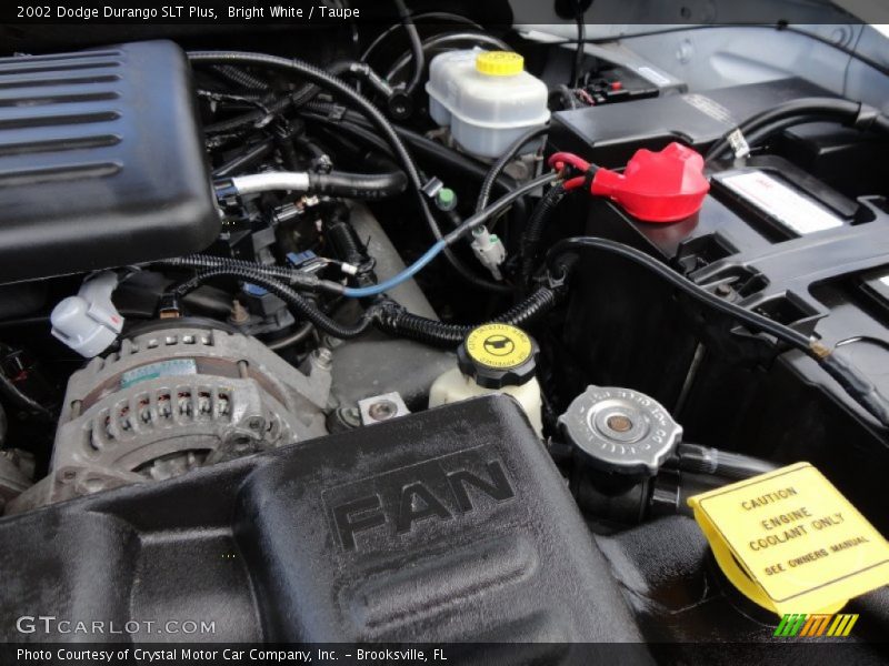 Bright White / Taupe 2002 Dodge Durango SLT Plus