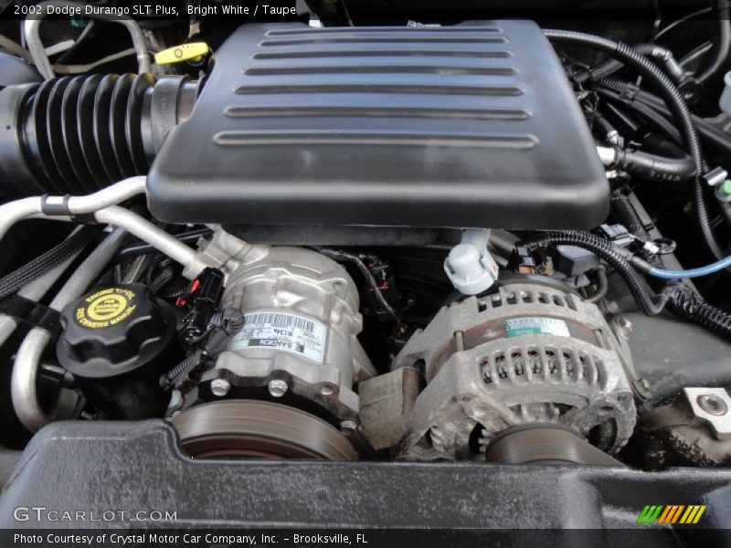 Bright White / Taupe 2002 Dodge Durango SLT Plus