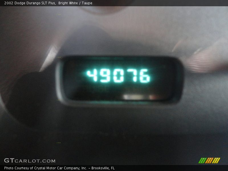 Bright White / Taupe 2002 Dodge Durango SLT Plus