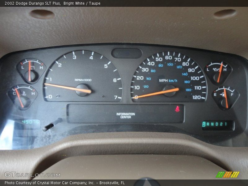  2002 Durango SLT Plus SLT Plus Gauges