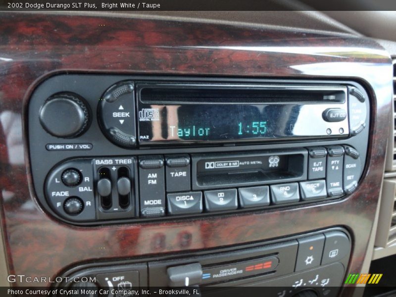 Controls of 2002 Durango SLT Plus