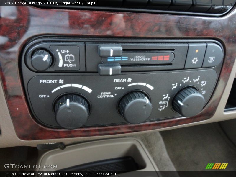 Controls of 2002 Durango SLT Plus