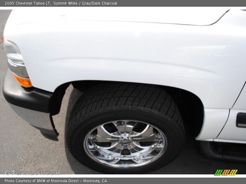 Summit White / Gray/Dark Charcoal 2005 Chevrolet Tahoe LT